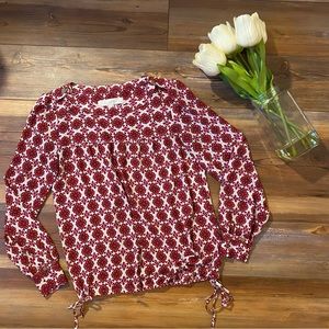 Ann Taylor Loft Tie-Waist Blouse